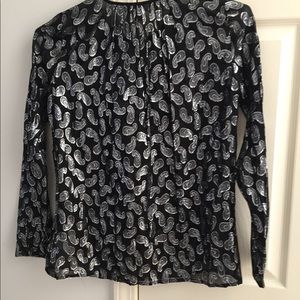 Michael Kors sheer long sleeves top